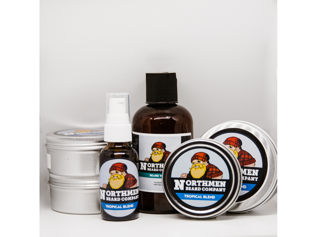 Ultimate Beard & Hair Grooming Kit Tropical